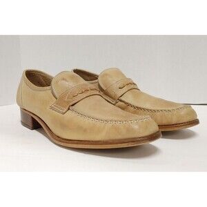Vintage Kinney® Shoes Loafers in Saddle Leather Men's Size 10.5